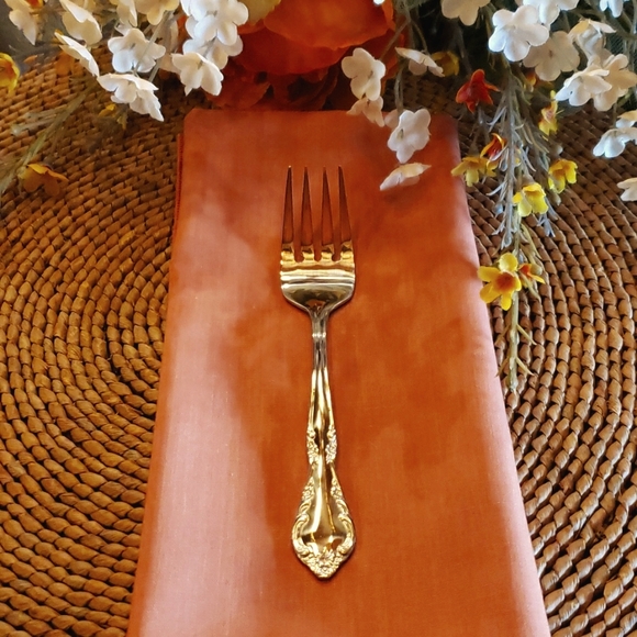 ESTIA GOURMET Cascade Floral SS Salad Fork - NWT - Picture 2 of 7